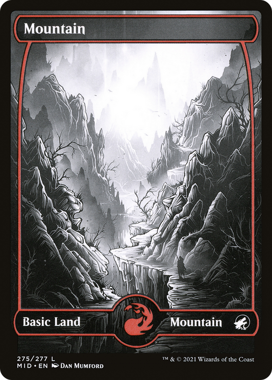 Mountain (MID-275) (Full Art, Showcase) (Foil)