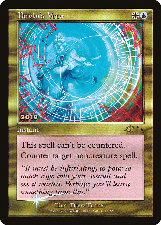Dovin's Veto (30A-P-027) (Foil)