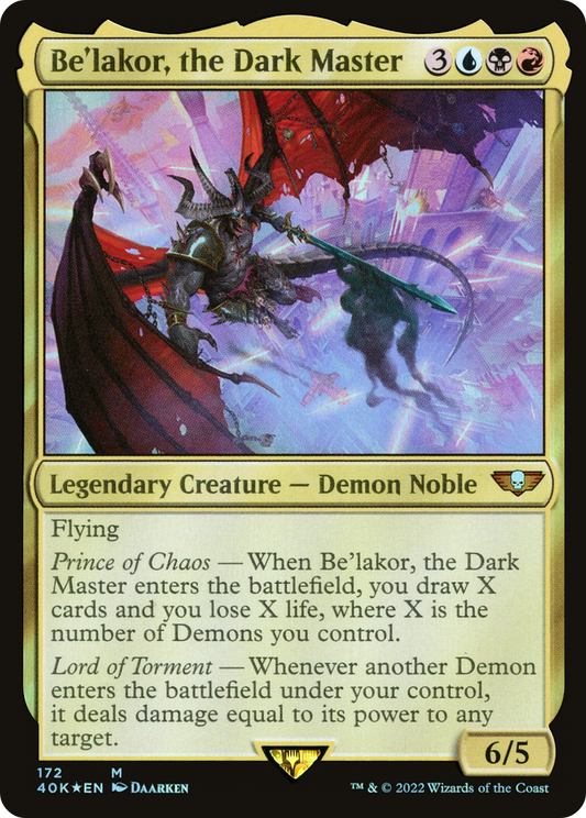 Be'lakor, the Dark Master (40K-172) (Foil)