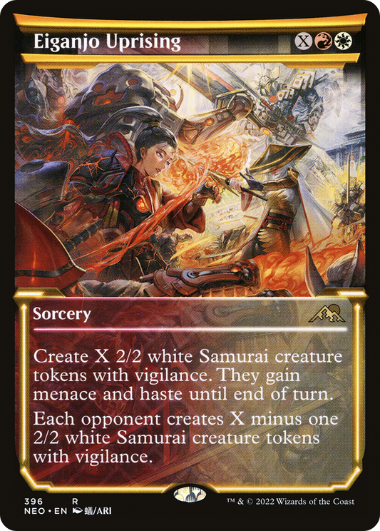 Eiganjo Uprising (NEO-396) (Showcase) (Foil)