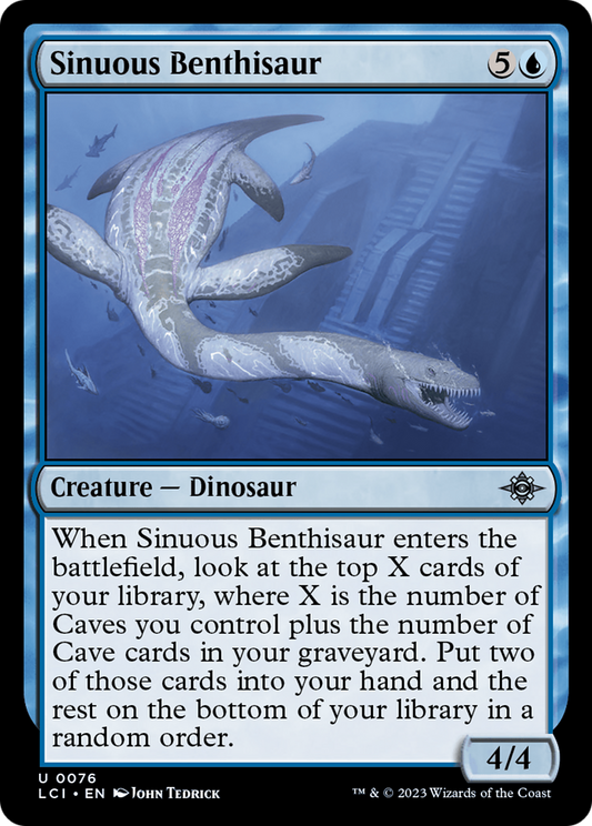 Sinuous Benthisaur (LCI-076) (Foil)