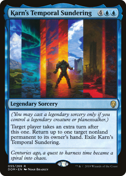 Karn's Temporal Sundering (DOM-055) (Foil)