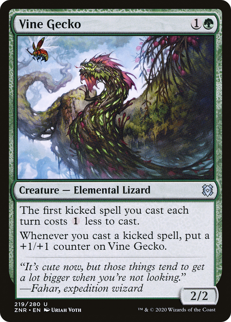 Vine Gecko (ZNR-219) (Foil)