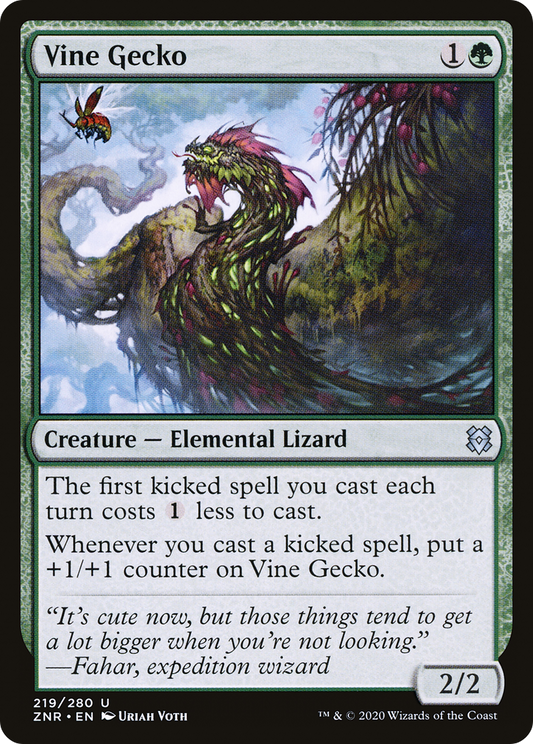 Vine Gecko (ZNR-219) (Foil)