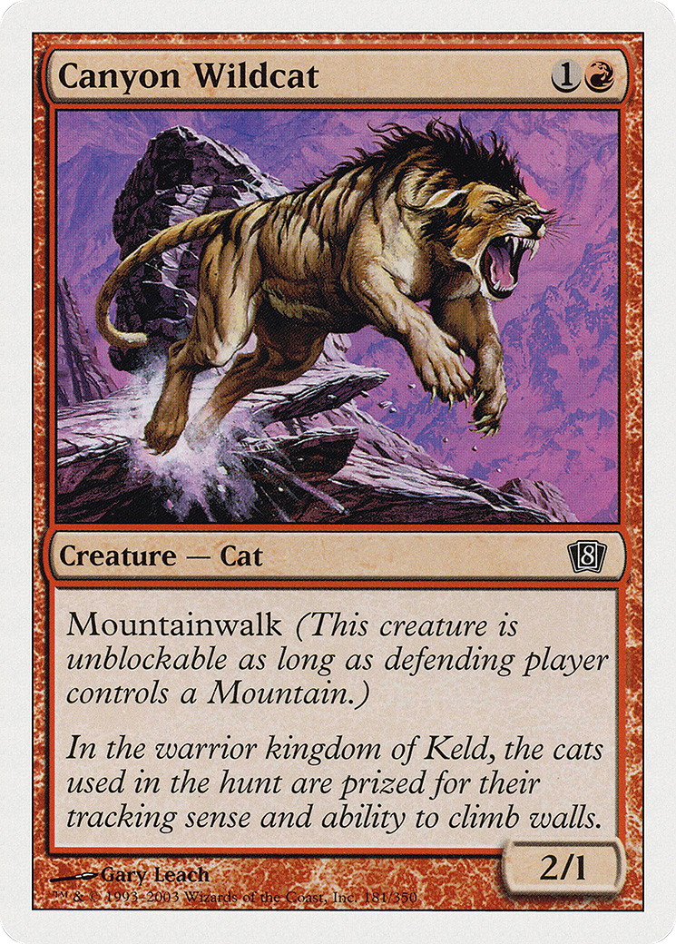 Canyon Wildcat (8ED-181)