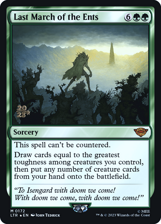 Last March of the Ents (PRE-172S) (Foil)