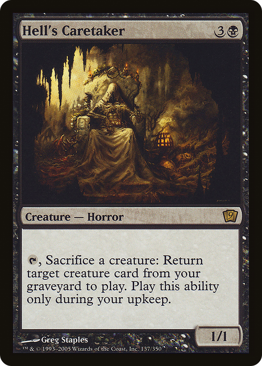 Hell's Caretaker (9ED-137★) (Foil)