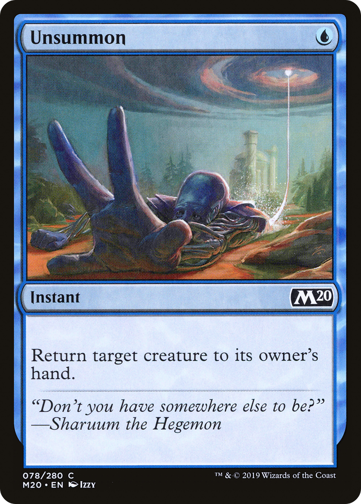 Unsummon (M20-078) (Foil)