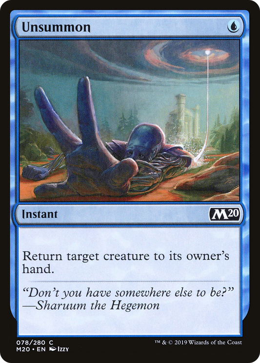 Unsummon (M20-078) (Foil)