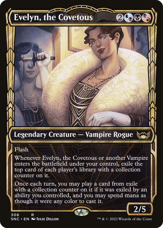 Evelyn, the Covetous (SNC-306) (Showcase) (Foil)