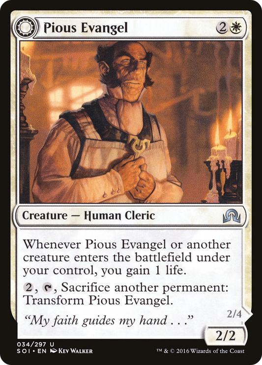Pious Evangel // Wayward Disciple (SOI-034) (Foil)