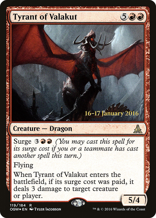 Tyrant of Valakut (PRE-119S) (Foil)