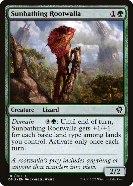Sunbathing Rootwalla (DMU-181) (Foil)