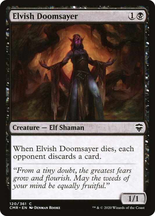 Elvish Doomsayer (CMR-120) (Foil)