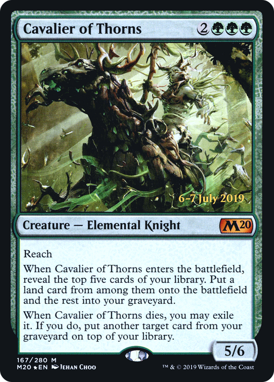 Cavalier of Thorns (PRE-167S) (Foil)
