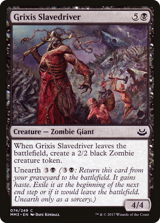 Grixis Slavedriver (MM3-074) (Foil)