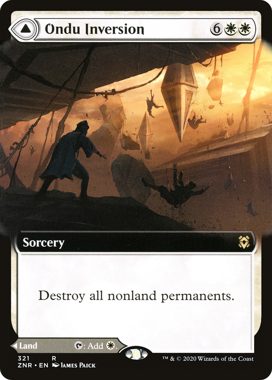 Ondu Inversion // Ondu Skyruins (ZNR-321) (Extended Art) (Foil)