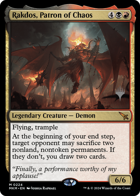 Rakdos, Patron of Chaos (PPMKM-224P)