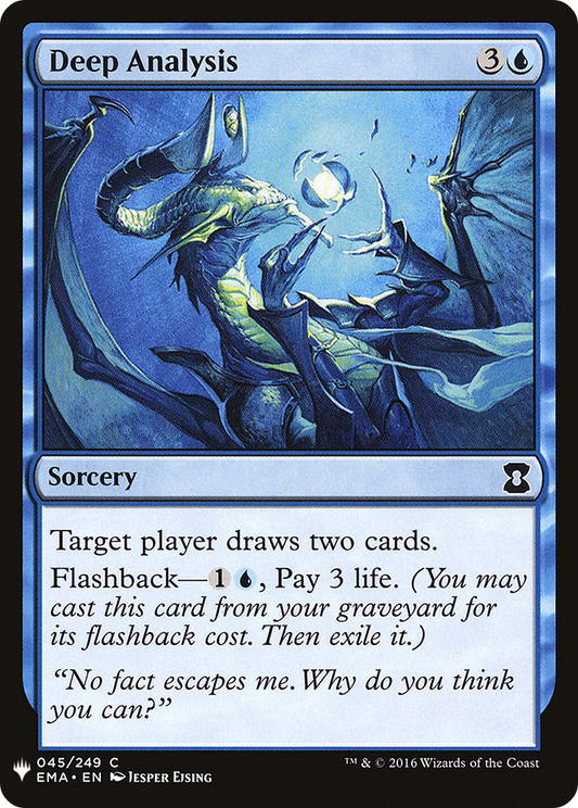 Deep Analysis (LIST-EMA-45)
