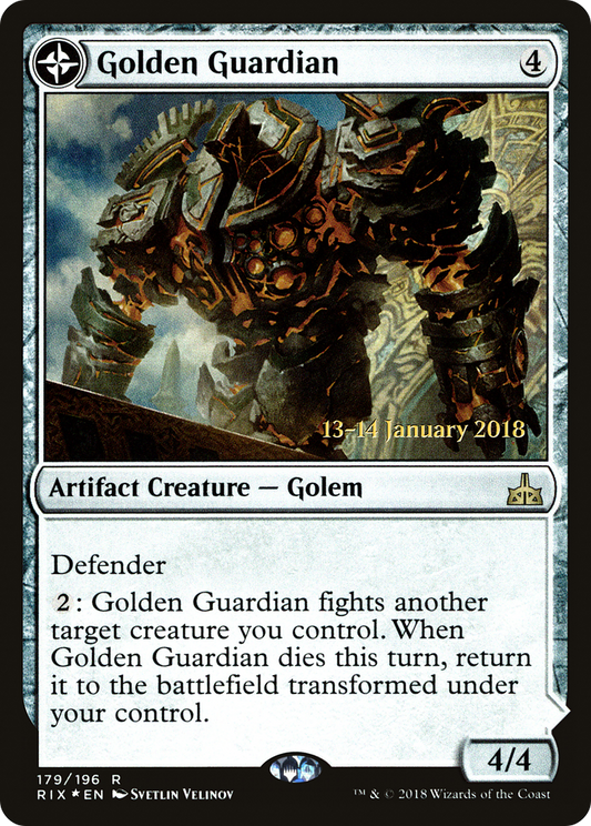 Golden Guardian // Gold-Forge Garrison (PRE-179S) (Foil)