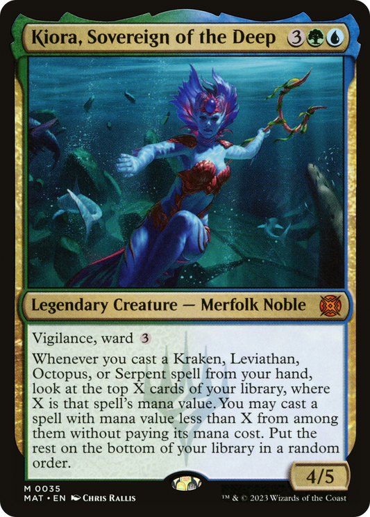 Kiora, Sovereign of the Deep (MAT-035) (Foil)