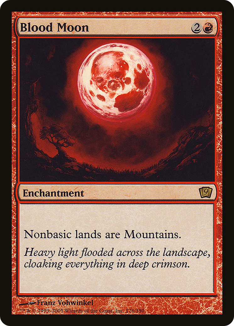 Blood Moon (9ED-176★) (Foil)