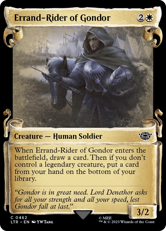 Errand-Rider of Gondor (LTR-462) (Showcase) (Scroll)