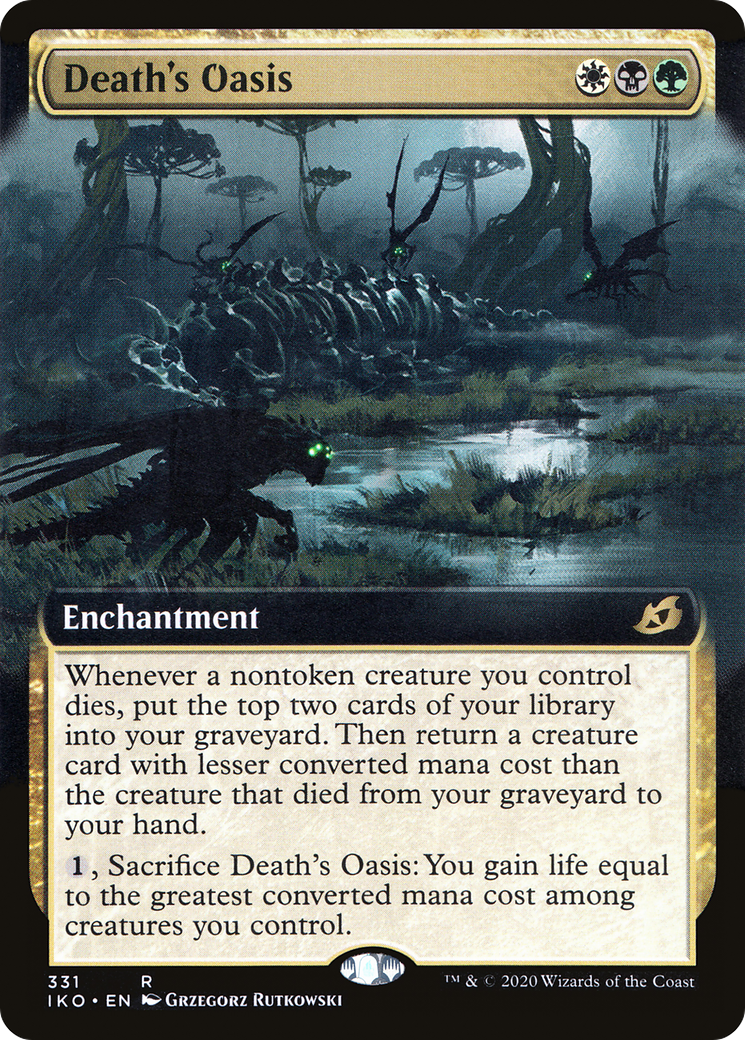 Death's Oasis (IKO-331) (Extended Art) (Foil)