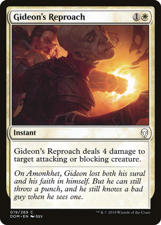 Gideon's Reproach (DOM-019) (Foil)