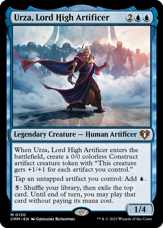 Urza, Lord High Artificer (CMM-130) (Foil)