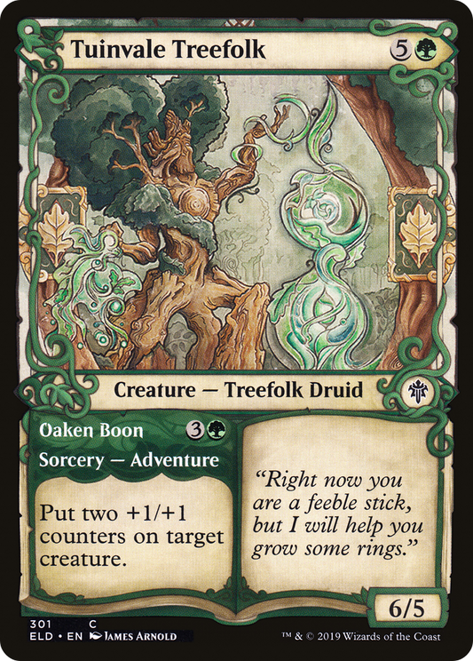 Tuinvale Treefolk // Oaken Boon (ELD-301) (Showcase) (Foil)
