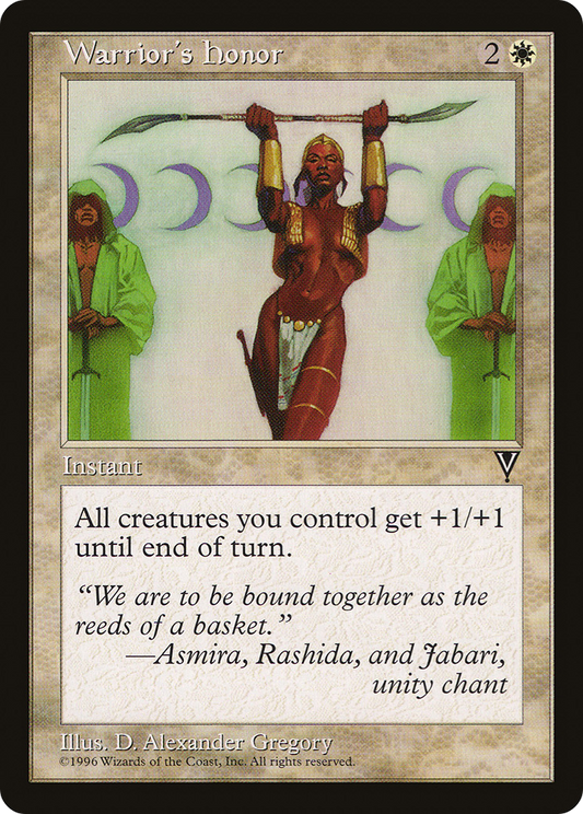 Warrior's Honor (VIS-024)