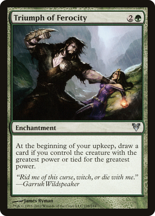Triumph of Ferocity (AVR-198) (Foil)