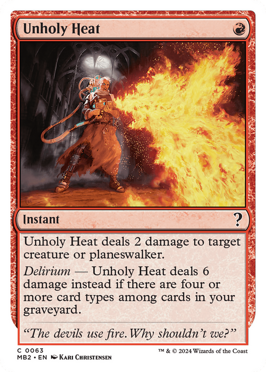 Unholy Heat (MB2-063)