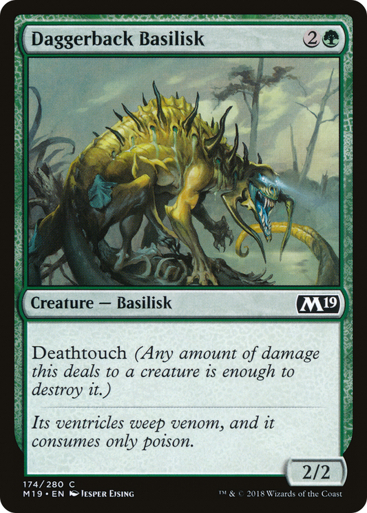Daggerback Basilisk (M19-174) (Foil)