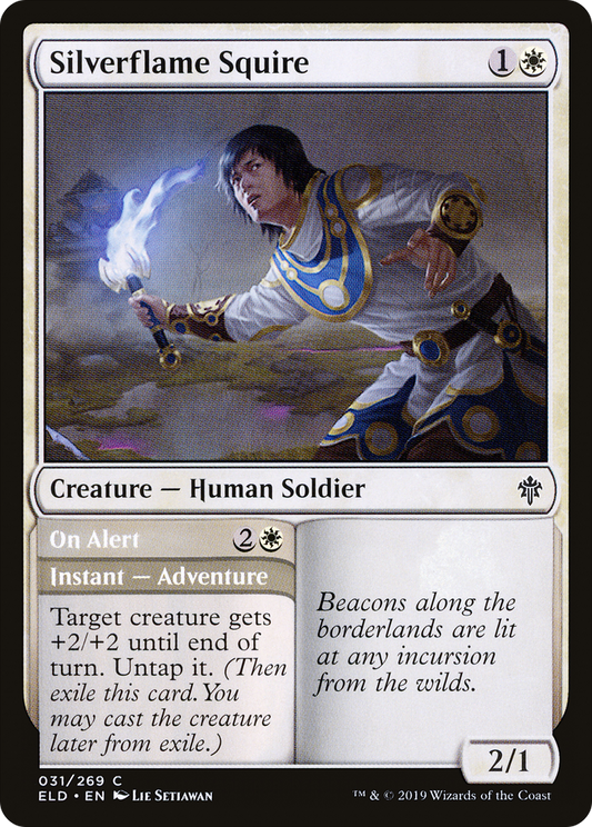 Silverflame Squire // On Alert (ELD-031)