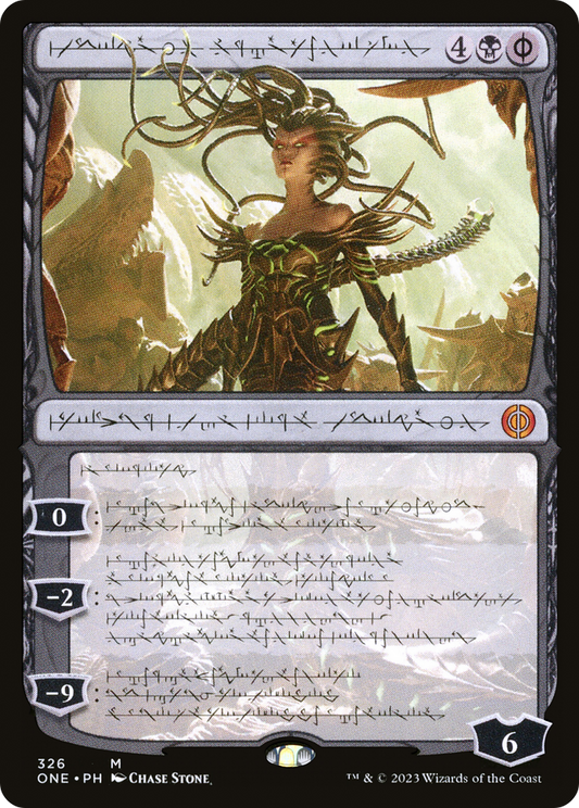 Vraska, Betrayal's Sting (ONE-326) (Showcase) (Foil)