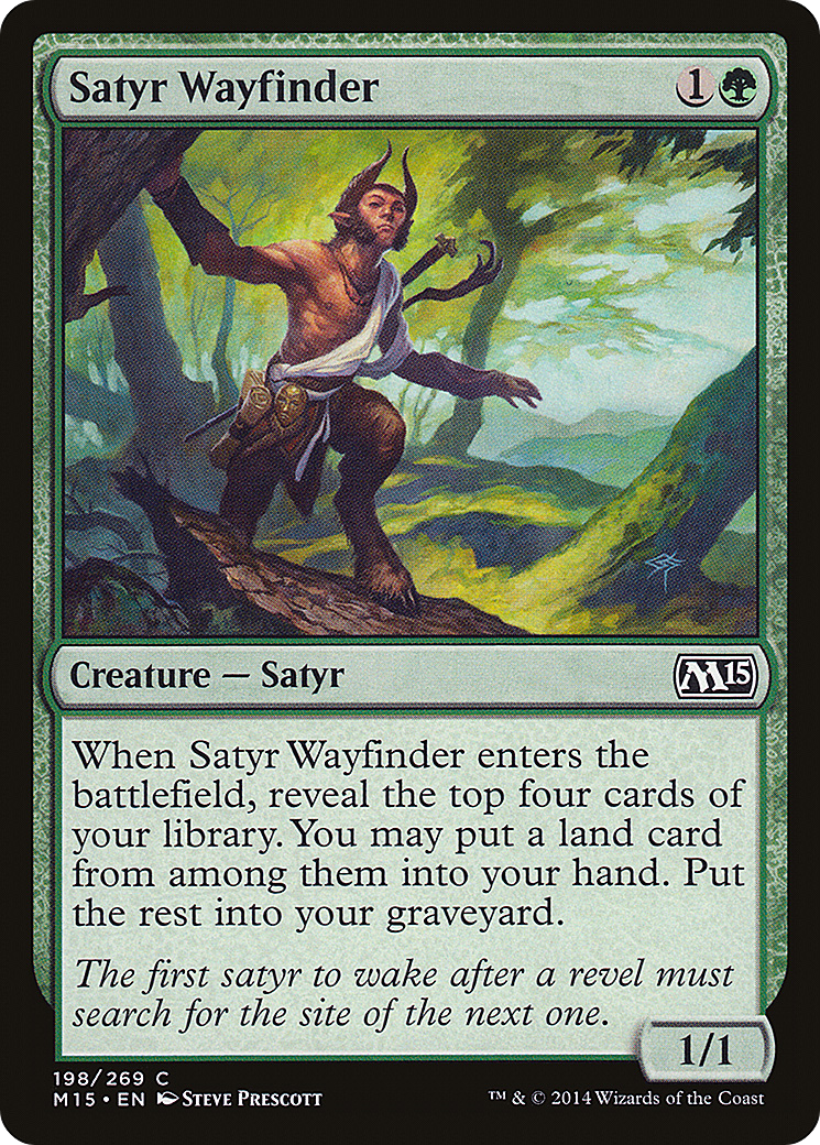 Satyr Wayfinder (M15-198) (Foil)