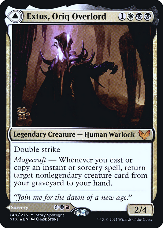 Extus, Oriq Overlord // Awaken the Blood Avatar (PRE-149S) (Foil)