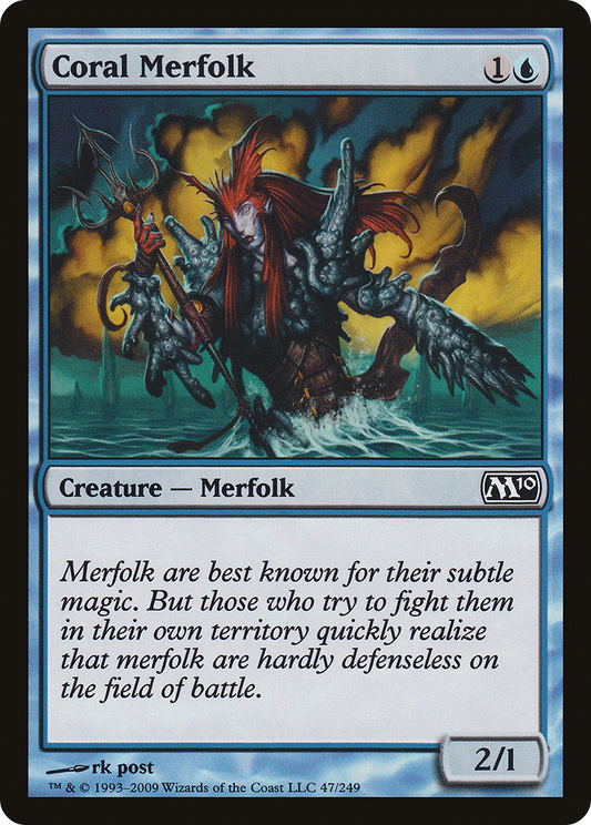 Coral Merfolk (M10-047) (Foil)
