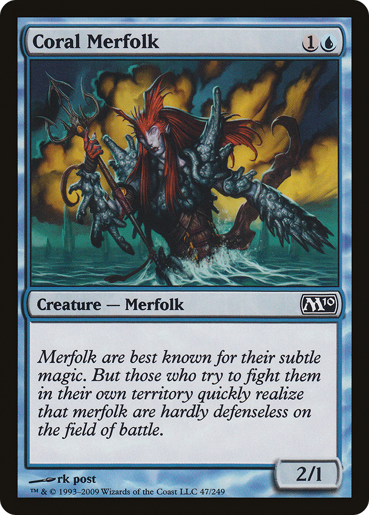 Coral Merfolk (M10-047)
