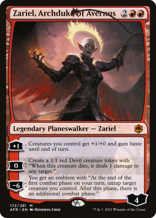 Zariel, Archduke of Avernus (AFR-172) (Foil)