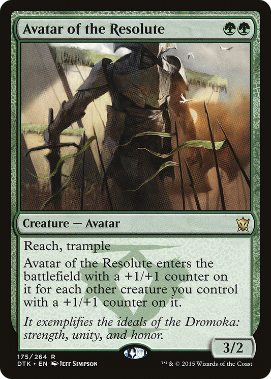 Avatar of the Resolute (DTK-175) (Foil)