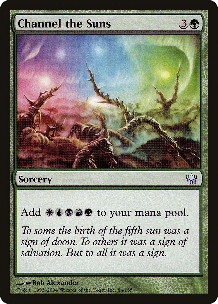 Channel the Suns (5DN-084) (Foil)