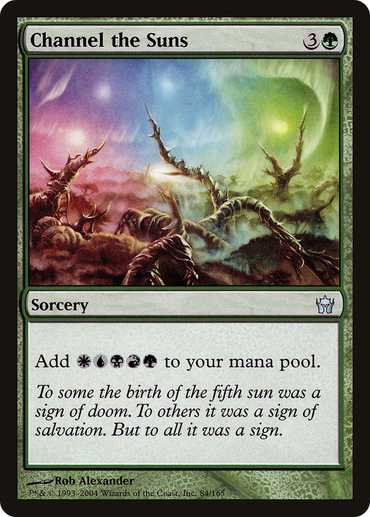 Channel the Suns (5DN-084) (Foil)
