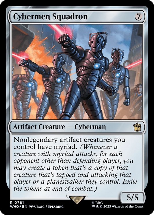 Cybermen Squadron (WHO-781) (Surge Foil)