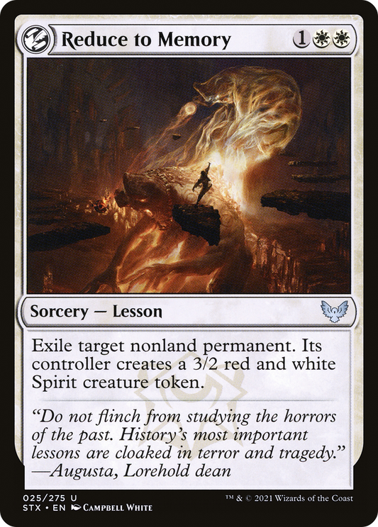 Reduce to Memory (STX-025)