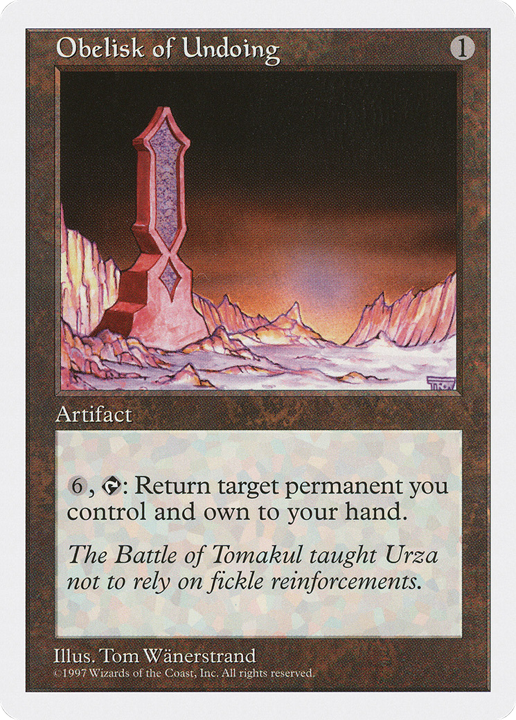 Obelisk of Undoing (5ED-392)