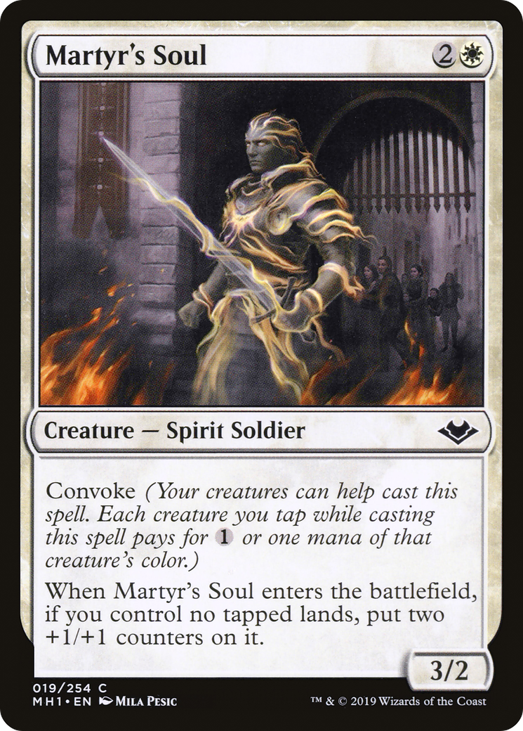 Martyr's Soul (MH1-019) (Foil)