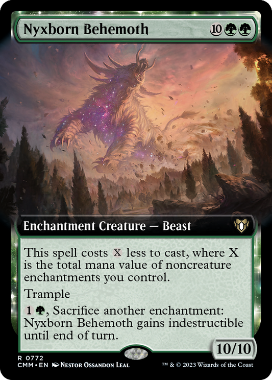 Nyxborn Behemoth (CMM-772) (Extended Art) (Foil)